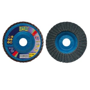 Disco Lamellare Zirconio supporto in Nylon Grana 80 115x22mm